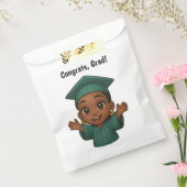 Afstudeerder van graten bedankzakje (Gezegeld)