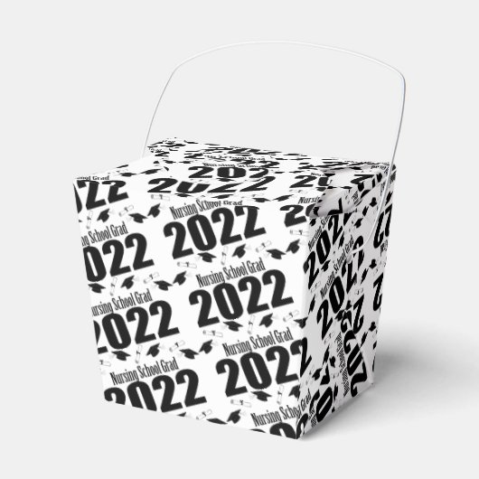 Afstudeerder verpleegschool 2022 Afstuderen (zwart Bedankdoosjes (Voorkant Zijde)