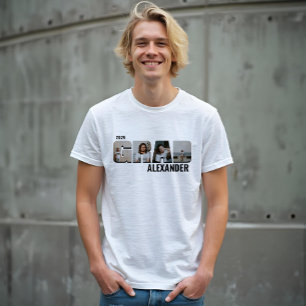 AFSTUDEERDER Vet Type Afstuderen Vier Foto's Aange Tri-Blend Shirt