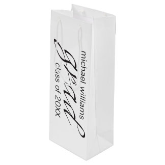 afstudeerder wijn cadeautas