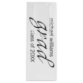 afstudeerder wijn cadeautas (Voorkant)