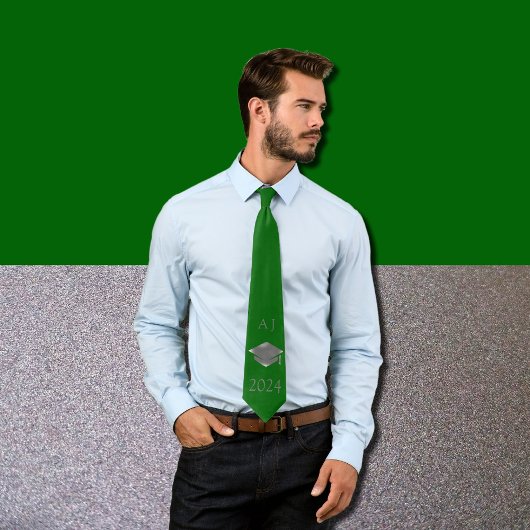 Afstudeerdop 2025 -monogrammed - Emerald Stropdas