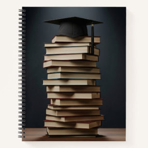 Afstudeerdop op boeken - Symbool van academisch su