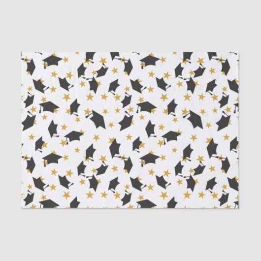 Afstudeerdopjes en sterren tissuepapier (Voorkant)