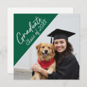 Afstudeerfeest Aankondiging Afstuderen feest (Voorkant / Achterkant)