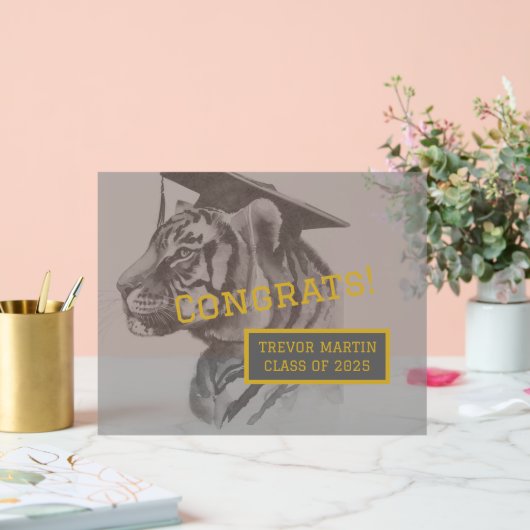 Afstudeerfeest Acryl Teken Acryl Bord (Huwelijk)