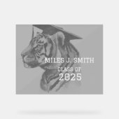 Afstudeerfeest Acryl Teken Acryl Bord (Voorkant)