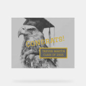 Afstudeerfeest Acryl Teken | arend Acryl Bord (Voorkant)