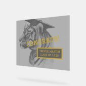 Afstudeerfeest Acryl Teken Bord (Hoek)