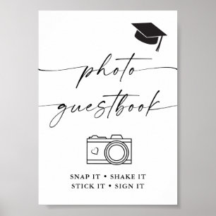 Afstudeerfeest foto gastenboek: klik erop, onderte poster