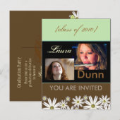 Afstudeerfeest, foto's briefkaarten (Voorkant / Achterkant)