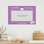 Afstudeerfeest Prop Foto Booth Frame Poster (Keuken)