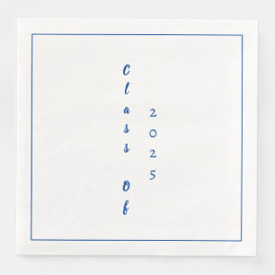 Afstudeerfeest Student Afstuderen Klasse van 2025 Servet