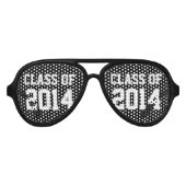 Afstudeerfeest tinten met aangepaste klasse jaar aviator zonnebril (Voorkant)
