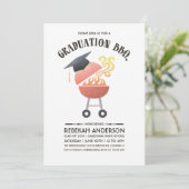  Afstudeerfeest uitnodigingen | BBQ Party (Staand voorkant)