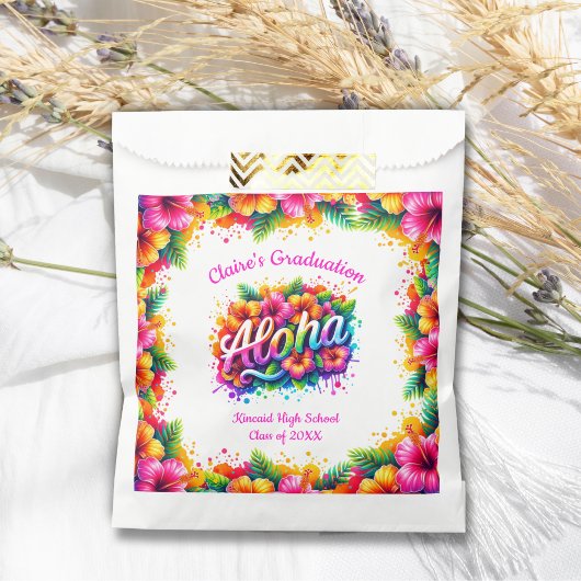 Afstudeerfeest van Aloha Luau Bedankzakje
