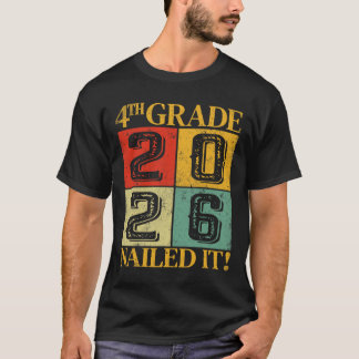 Afstudeerfeest vierde klas 2026 4e klas is geslaag t-shirt