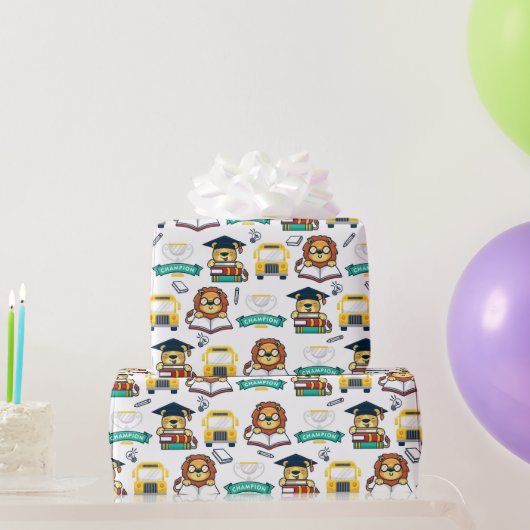 Afstudeerfeest voor kinderen cadeaupapier (Feestgeschenken)