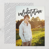 Afstudeerfoto 1 Foto Afstudeeraankondiging Aankondiging (Voorkant / Achterkant)