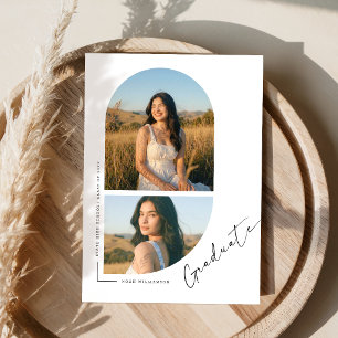 Afstudeerfoto Afstudeerfeest Uitnodiging