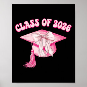 Afstudeerhoed Cl 2026 Roze Coquette Strik Afstudee Poster
