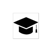Afstudeerhoed Icon  Rubberstempel (Afrduk)