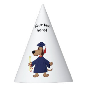 Afstudeerhond clipart feesthoedjes