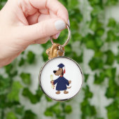 Afstudeerhond clipart sleutelhanger (Hand)