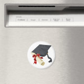 Afstudeerkap en diploma magneet (Insitu (Vaatwasser))