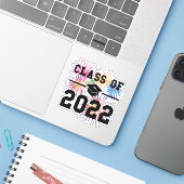 Afstudeerklas 2022 sticker (Laptop met iPhone)