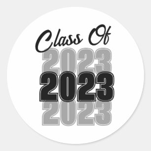 Afstudeerklas Ronde Sticker