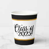 Afstudeerklas van 2025 papieren bekers (Voorkant)