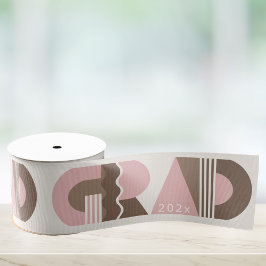 Afstudeerklas van 2026 retro grosgrain lint
