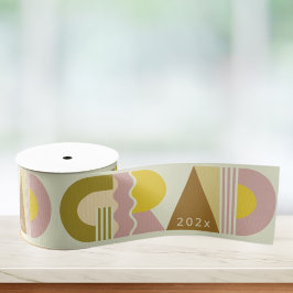 Afstudeerklas van 2026 retro grosgrain lint