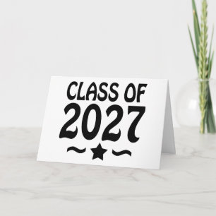 Afstudeerklas van 2027 Diploma-uitreiking Kaart