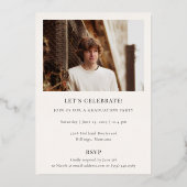 AFSTUDEERKOP Afstudeerfoto Folie Uitnodiging (Achterkant)