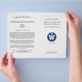 Afstudeerprogramma (versie met 3 kolommen) flyer (Hand)