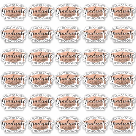 Afstudeerscript Modern Koper en Zwarte Stickers (Voorkant)