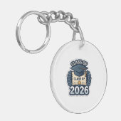 Afstudeersleutelhanger van acryl voor de klas van sleutelhanger (Voorkant Links)