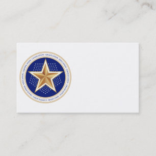 Afstudeerstar Contactkaartje