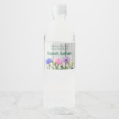 Afstudeertuinfeest Waterfles Etiket (Voorkant)