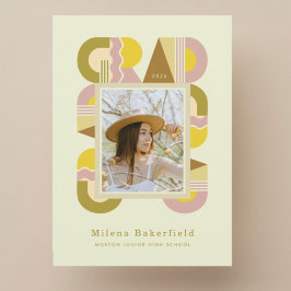 Afstudeeruitnodiging foto aankondiging 2026