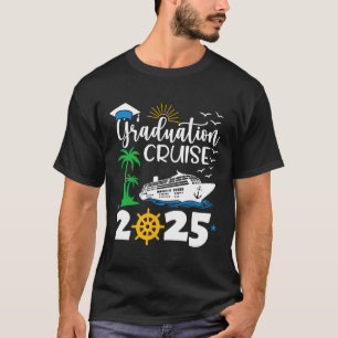 Afstudeervaart 2025 Afgestudeerd Hawaï Strand Zome T-shirt