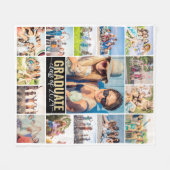 Afstuderen 15 Fotocollage Fleece Deken (Voorkant (Horizontaal))