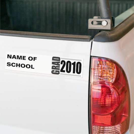 afstuderen 2010 bumpersticker (Op Truck)