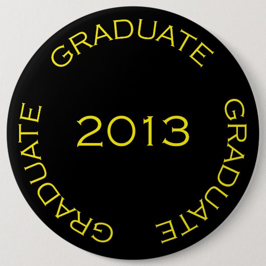 AFSTUDEREN 2013 ABITUR RONDE BUTTON 6,0 CM (Voorkant)