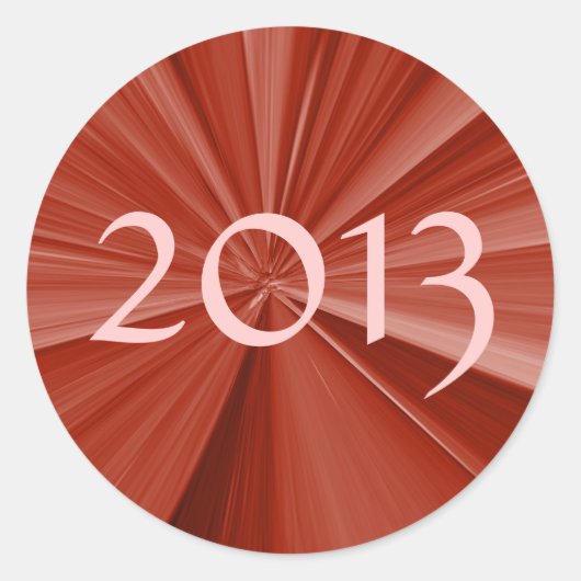 afstuderen 2013 ronde sticker (Voorkant)
