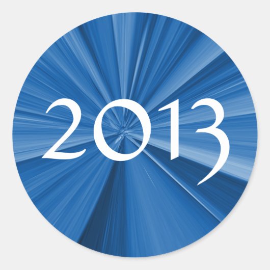 afstuderen 2013 ronde sticker (Voorkant)