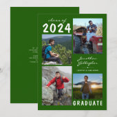 Afstuderen 2023 4 Foto met handschrift groen Aankondiging (Voorkant / Achterkant)