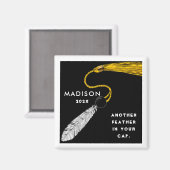 Afstuderen 2023 cadeaumagneet magneet (Voorkant / Achterkant)